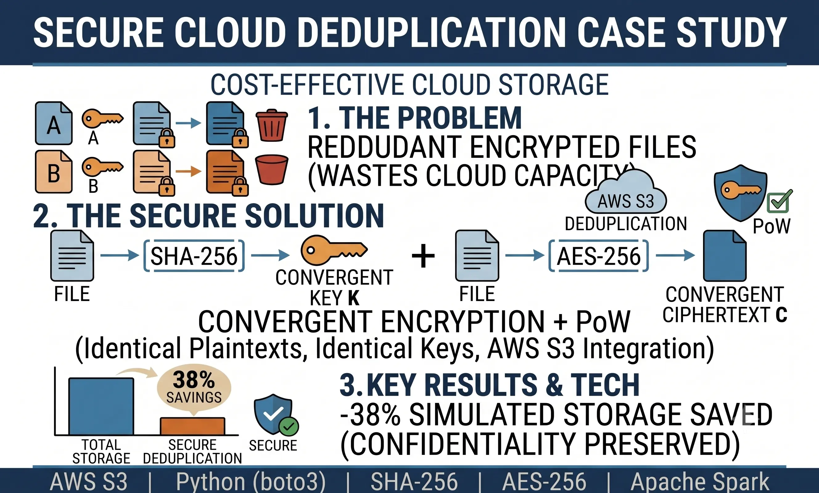 Secure Deduplication of Encrypted Cloud Data